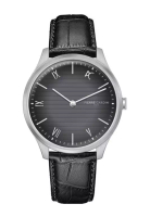 Pierre Cardin Watches Pierre Cardin Bastille Lines Mens Leather Watch 42mm