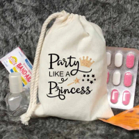 25PCS Princess Goody Bags-Party Like a Princess Disney Hangover kit-birthday party favor bag-Bachelorette Party-Hangover Kit-Hen