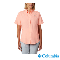 Columbia 哥倫比亞 女款 -UPF50快排短袖襯衫-粉紅 UFL72770PK / S22