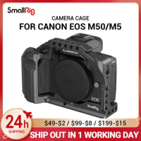 SmallRig M50 for Canon EOS M50 / for Canon M5 for Vlog with Nato Rail Mount Cold Shoe Mount for 2168C Video Recording