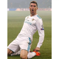 202517-18 Real Madrid Home Final Edition, Real Madrid Champions League Ronaldo Retro Fan Jersey, Ron