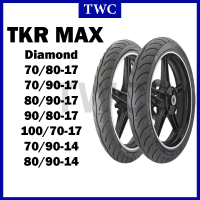 TKR MAX Tayar Diamond Tayar Rosso Motorcycle Tubeless Tayar 70/90-17 80/90-17 90/80-17 100/70-17 70/