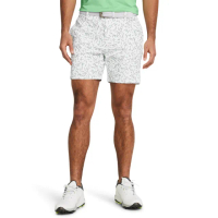 【UNDER ARMOUR】UA 男 Iso-Chill 印花高爾夫短褲 運動短褲_1385902-100(白色)