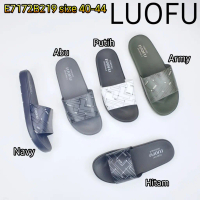 LUOFU SANDAL E7172B219 ORIGINAL jelly cowok selop luofu karet empuk murah import sendal pria