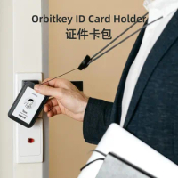 2024 New Orbitkey ID Card Holder Portable ID card package telescopic listing access control bus card for office school