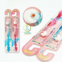 【牙齒寶寶】日本原裝 RUNDA 滾輪牙刷 直立式兒童款 藍/粉可選 兩色 一支