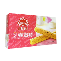【喜年來】芝麻蛋捲經濟包(192g)