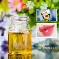 1/3/5/10 20ml Color Changing Pigment Oil Lip Gloss Making Diy Mix Material Colour Change Oil for Clear Lipgloss Base Gel
