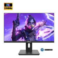 27 Inch 2K 240hz Gaming Monitor 1ms Response Time HDR600 Desktop Gamer Computer Pc Monitor Gamer FRS/RTS Support FreeSync DP 1.4