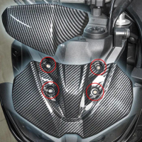 Motorbike Upper Front Headlight Cover For Yamaha MT-09 MT09 SP 2018 2019 2020 MT 09 Windscreen Windshield Wind Deflector Fairing