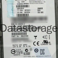 HDD For IBM 200Gb SAS 6G SFF SSD V5000 Server SSD 00Y5812