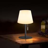 Outdoor Battery Operated Table Lamp Cordless Shower Lamp Waterproof LED Dimmable Warm White and RGB 