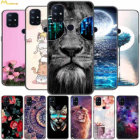 Silicone Cover For OnePlus Nord N10 5G N100 2 One Plus Nord CE 5G Phone Cases Cartoon Protective Nord 2 TPU Coque Black Bumper
