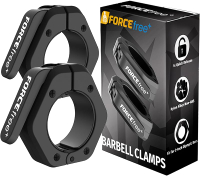 Barbell Clips (Pair) Barbell Clamps Quick Release Olympic Barbell Clamps with Anti Slip TPR Grip Bar