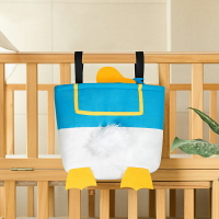 床邊掛袋 床邊收納袋 儲物袋 嬰兒床收納袋圍欄掛袋兒童床邊置物袋儲物掛包立體裁剪尿布袋可愛『WW0276』