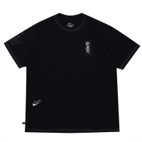 Nike 短袖 KD Premium Basketball 黑 男款 純棉 寬版 變形蟲 短T DQ1878-010