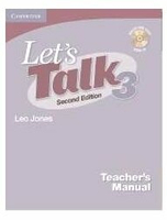 Let's Talk 3 Teacher's Manual with Quizzes and Tests Audio CD 2/e Leo Jones  Cambridge