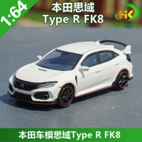 1:64 Honda Type R FK8 Civic Alloy Model Car Static Metal Model Vehicles