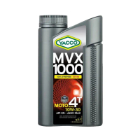 【YACCO-亞殼】法國原裝進口YACCO MVX 1000 4T 10W30 酯類 100%全合成機油 1L(台灣總代理公司貨)