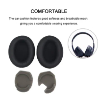 Ear Pads Earphones Cushion Professional Head-mounted Simple Style Repair Parts Replacement for WH-1000XM4 Headset Brown