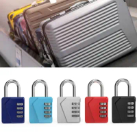 Zinc alloy 4 Digit Password Lock Portable Padlock Anti-theft Backpack Zipper Lock Dormitory Cabinet Lock Home