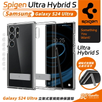 【序號MOM100 現折100】Spigen SGP Ultra Hybrid S 立架 支架 防摔殼 保護殼 手機殼 Galaxy S24 Ultra【APP下單8%點數回饋】