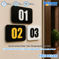 TIMBUL - Nomor Rumah Akrilik Costum, Nomor Rumah Tempel Minimalis, Nomor Kamar Kos Kosan, Nomor Kama