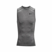 【UNDER ARMOUR】背心 HG Armour Tank Top 男裝 灰 緊身 訓練 運動 無袖 健身 UA(1361522090)