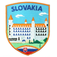 斯洛伐克 布拉迪斯拉發城堡 刺繡袖標 布標 布貼 補丁 貼布繡 臂章