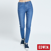 特降品↘EDWIN 迦績 E-FUNCTION EJ6 3D立體牛仔褲-女款 拔洗藍 TAPERED JOGGER #暖身慶