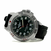 Russian commander men's watch, Vostok Red Star commander, special forces pilot, mechanical leather l