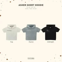BOHOPANNA - ASHER SHORT HOODIE - HOODIE ANAK 3Y MIDNIGHT