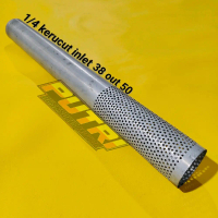 Saringan 1/4 Kerucut Knalpot Racing inlet 38 out 50 panjang 40cm Copy TZM CMS ZRC VND DR.sound DLL.