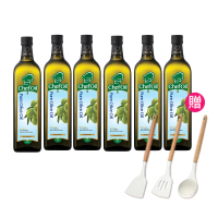 泰山 主廚精選ChefOil 100%純橄欖油促銷組 1000ml x 6瓶(贈耐熱廚具組)