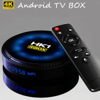 Android TV Box 11.0 Streaming Media Player 4K HDR Movies, Live Sports Smart TV Box Android Box