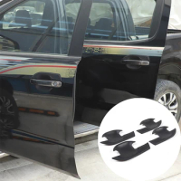 For Ford Ranger 2015-2021 ABS Black Car Exterior Door Bowl Protection Sticker Exterior Modification Accessories