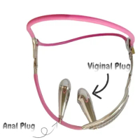 Female Invisible Chastity Belt Device Secure Briefs Anal Viginal Plug Chastity Pants BDSM Strapon Belt Sex Toys for Women