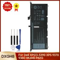 Replacement Battery DXGH8 for Dell XPS 13-5390 XPS 9380 9370 P82G HK6N5 Replacement battery 6500mAh +tools