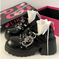 Y2K JK Lolita รองเท้าแมรี่เจน รองเท้าหนัง แฟชั่นย้อนยุค size35-40 คําแนะนําผลิตภัณฑ์ใหม่ของเดือนนี้