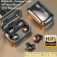 หูฟังบลูทูธ, M10 TWS, ฟังก์ชั่น 2 in 1 (หูฟังและพาวเวอร์แบงค์), บลูทูธ 5.3, พร้อมไมโครโฟน, เพลงสเตอร