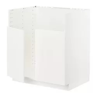 kabinet dasar u wastafel TALLSJÖN, putih/Veddinge putih, 80x60x80 cm