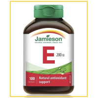 JAMIESON 健美生維生素E軟膠囊100粒 NATURAL VITAMIN E 200 IU 100 SOFTGELS