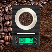 3kg/0.1g Digital Kitchen Scale High Precision Coffee Scale With Timer LCD Electronic Drip Coffee Digital Scale for Kitchen Tool