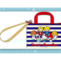 §A-mon日本雜貨屋§三麗鷗 Sanrio家族kitty Patty&Jimmy*悠遊卡套*識別證套*車票夾 行李箱吊