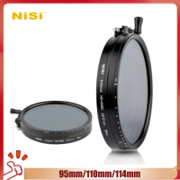 NISI ND-VARIO 1.5-5 stops Enhanced Camera Lens Filter Video Photography Camera Lens ND VARIO 1.5 5 stops Filter 95 110 114 mm