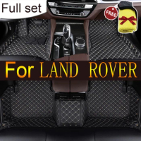 Leather Car Floor Mats For LAND Discovery 2 Discovery 3 Discovery 4 Discovery 5 Discovery Sport Range ROVER Car accessories