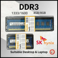 [Local Stock] SK Hynix DDR3 DDR3L 1333Mhz 1600Mhz 4GB 8GB Desktop Laptop RAM