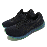 Asics 慢跑鞋 GEL-Nimbus 24 男鞋 深藍 黑 緩衝型 路跑 運動鞋 亞瑟士 1011B359004