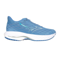 MIZUNO WAVE RIDER 28 女慢跑鞋-慢跑 訓練 美津濃 J1GD240325 麻花靛藍白