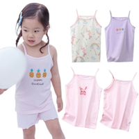 Baby童衣 女童背心 素色細肩帶上衣無袖內搭服 細肩帶女童內衣 88705